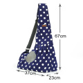 Dots Canvas Hands Free Bolso que lleva el gato Suave Solo hombro Bolso de viaje para mascotas Transpirable Air Mesh Dog Cat Rabbit Pet Carrier Bag